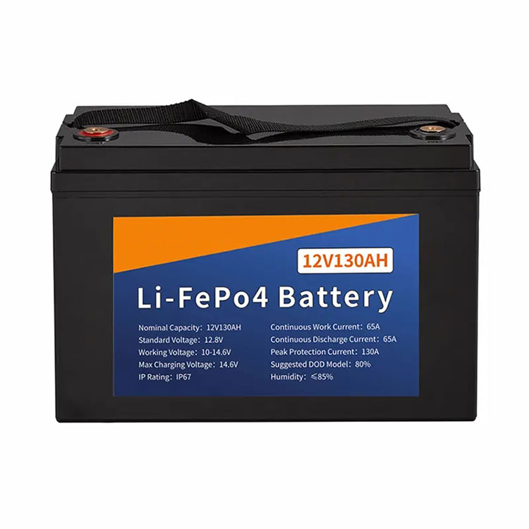 Batterie au lithium de stockage d'énergie 12.8V 130Ah