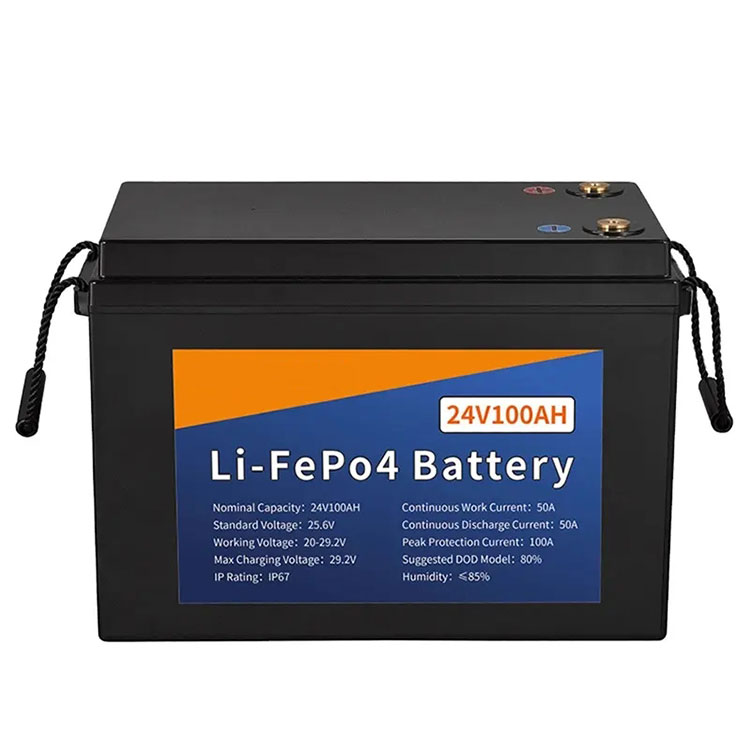 Batterie au lithium de stockage d'énergie 25.6V 100Ah