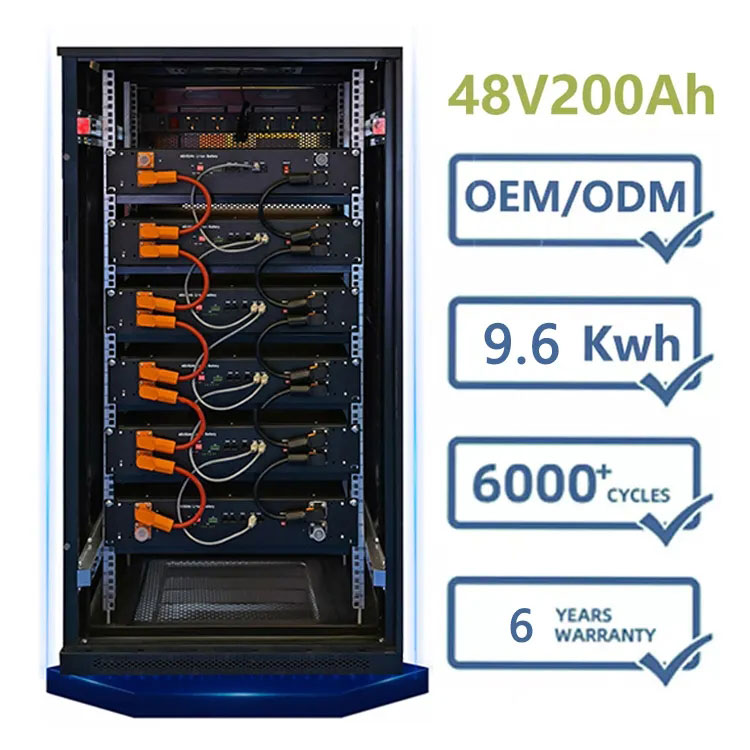 Batterie au lithium de stockage d'énergie modèle rack 48V 200AH